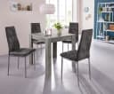 OTTO HOME Essgruppe Grau 5-tlg. FSC-Zertifiziert Modern Bild 2