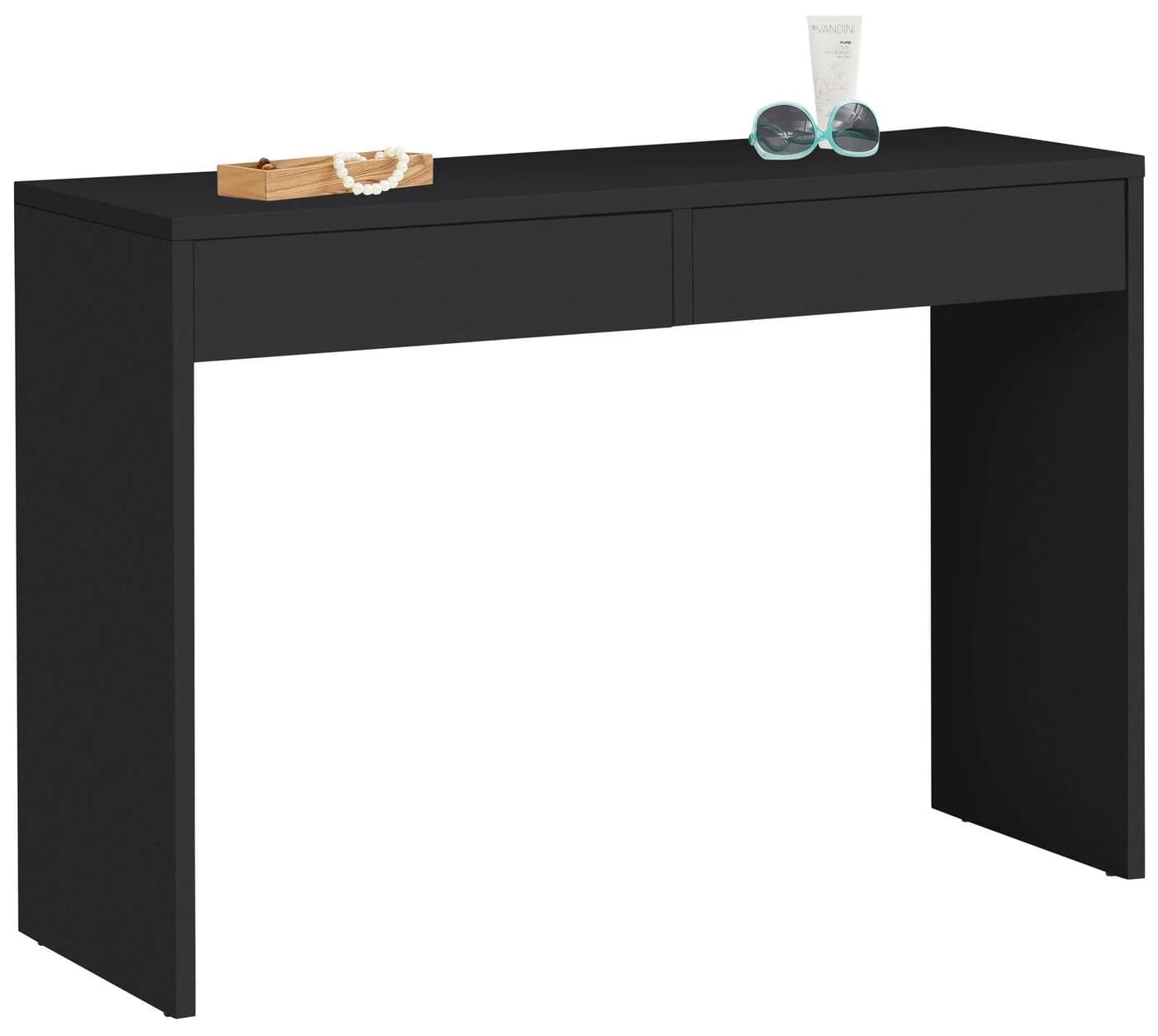 INOSIGN Schminktisch Astral Schwarz mit 2 Schubladen - Bild 3