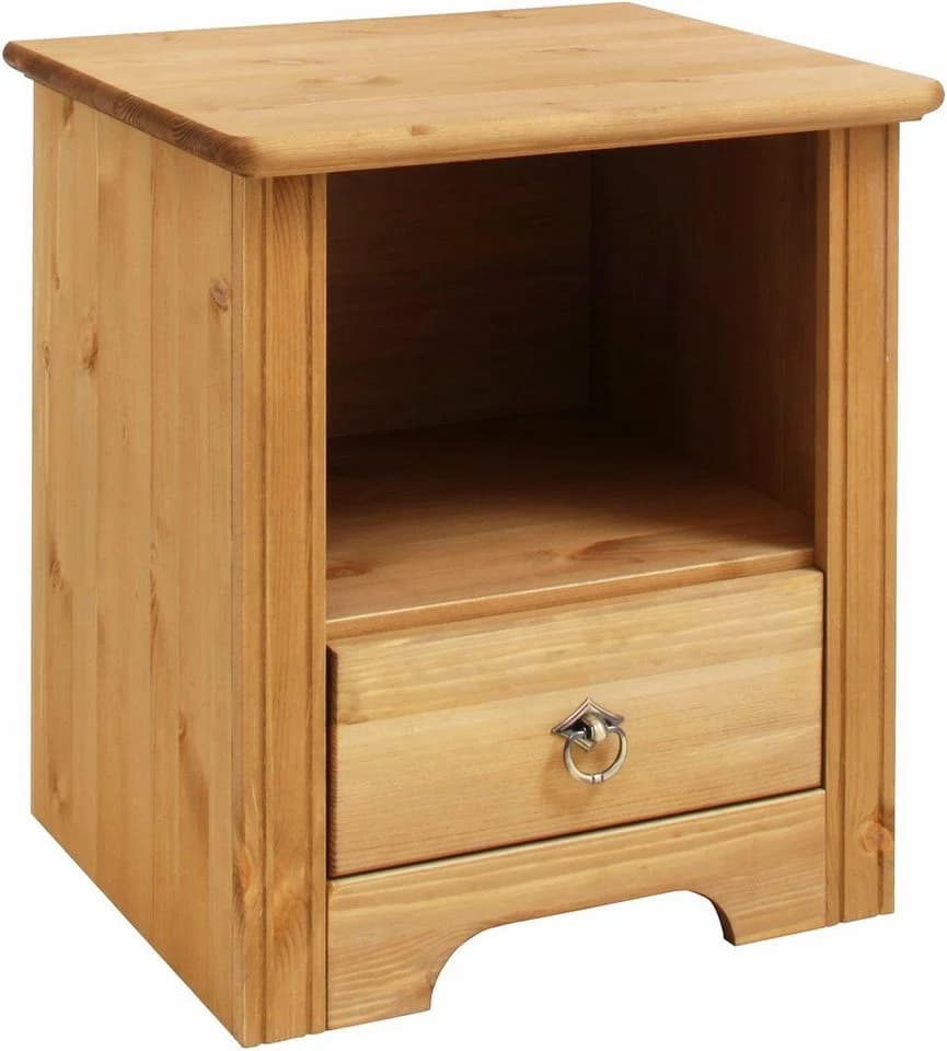 OTTO HOME Nachtkonsole Hugo Beige Massivholz - Bild 2