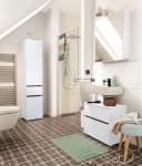HOME AFFAIRE Wisla Waschbeckenunterschrank Weiß Push-to-open Bild 1