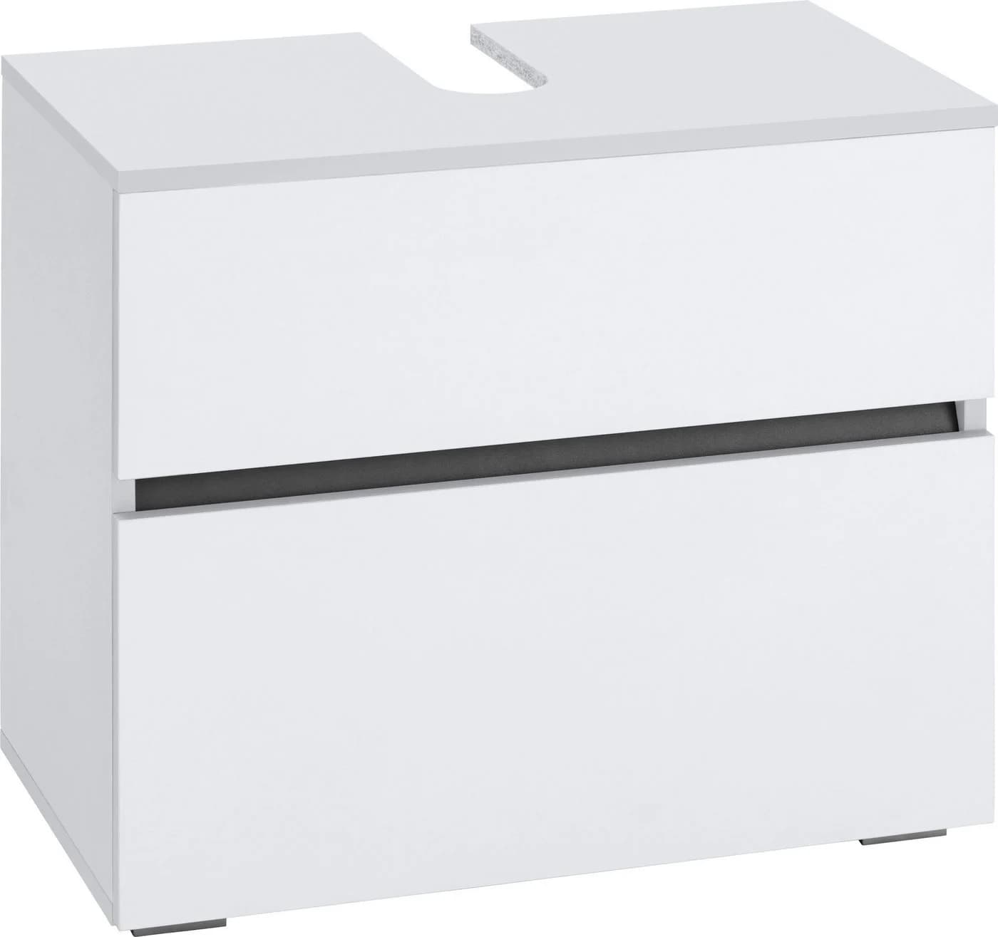 HOME AFFAIRE Wisla Waschbeckenunterschrank Weiß Push-to-open - Bild 3