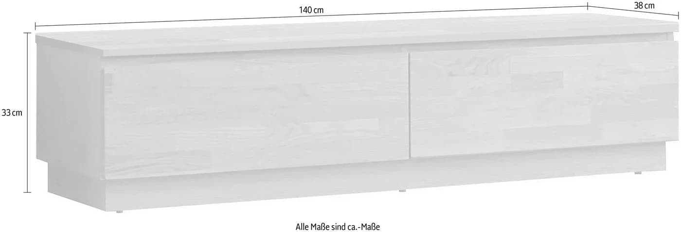 Home affaire Lowboard Kommode 140 cm teilmassiv FSC - Bild 3