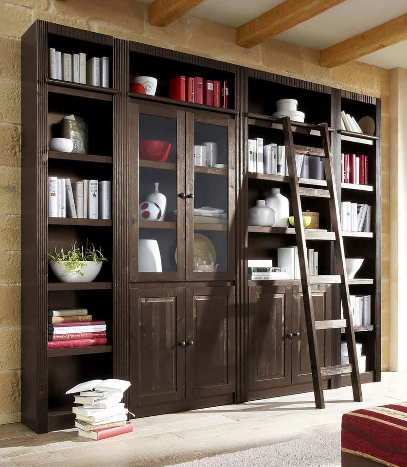 Leiterregal OTTO HOME Bergen Braun Massivholz 188 cm