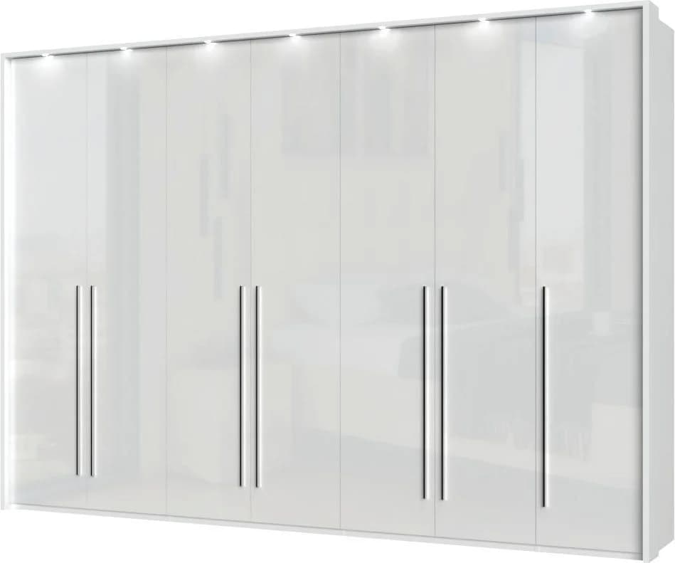 OTTO HOME Kleiderschrank Piano Weiß Hochglanz mit LED & Soft-Close - Bild 3