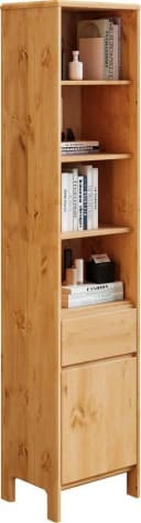 OTTO HOME Regal Luven Massivholz Beige Natur Hochschrank Bild 2