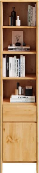 OTTO HOME Regal Luven Massivholz Beige Natur Hochschrank Bild 3