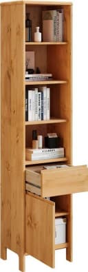 OTTO HOME Regal Luven Massivholz Beige Natur Hochschrank Bild 4