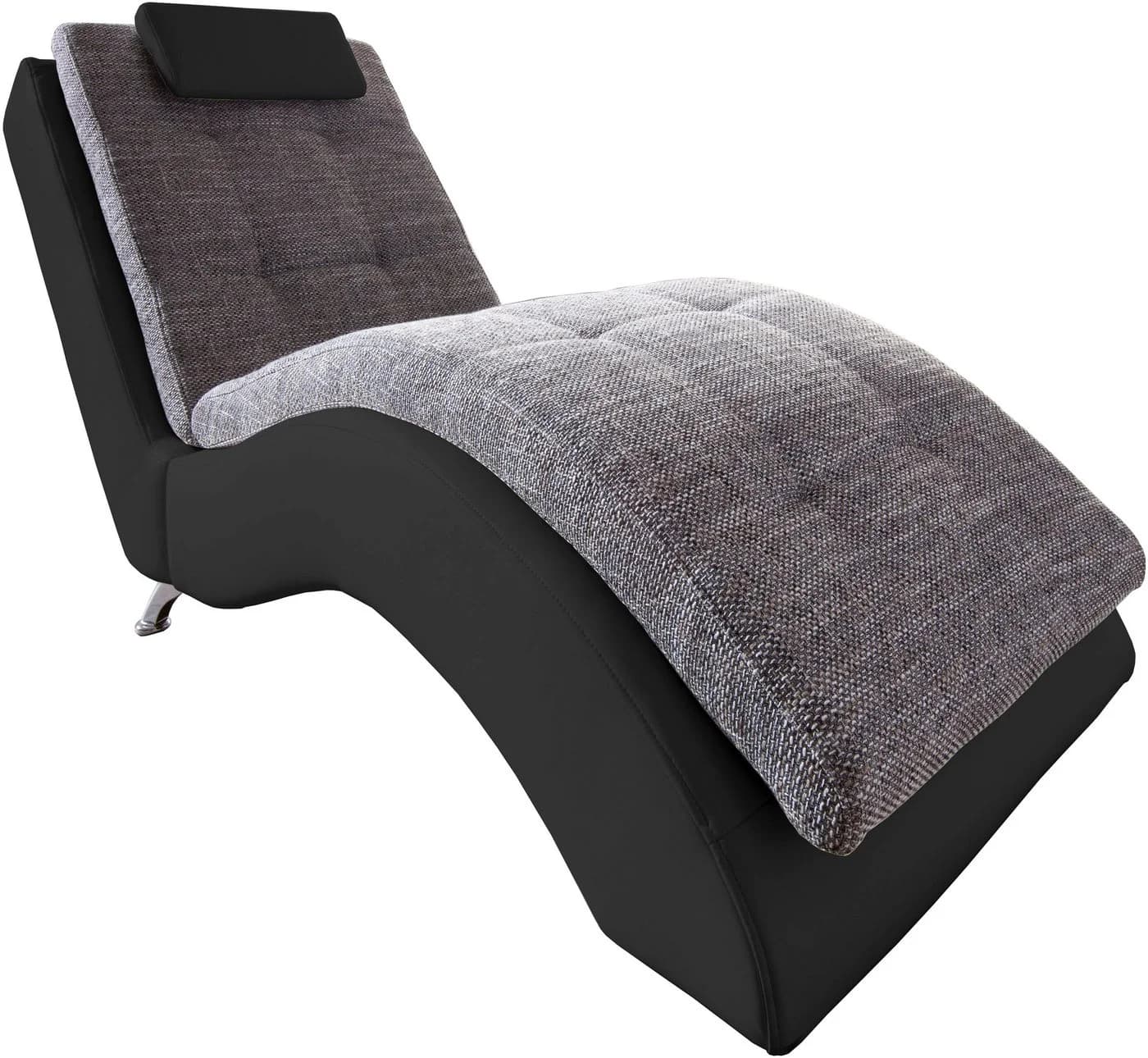 HOME AFFAIRE Vengo 2 Relaxliege Schwarz Modern