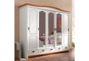 OTTO HOME Schiebetürenschrank Konrad Landhausstil Weiß Massivholz Bild 4
