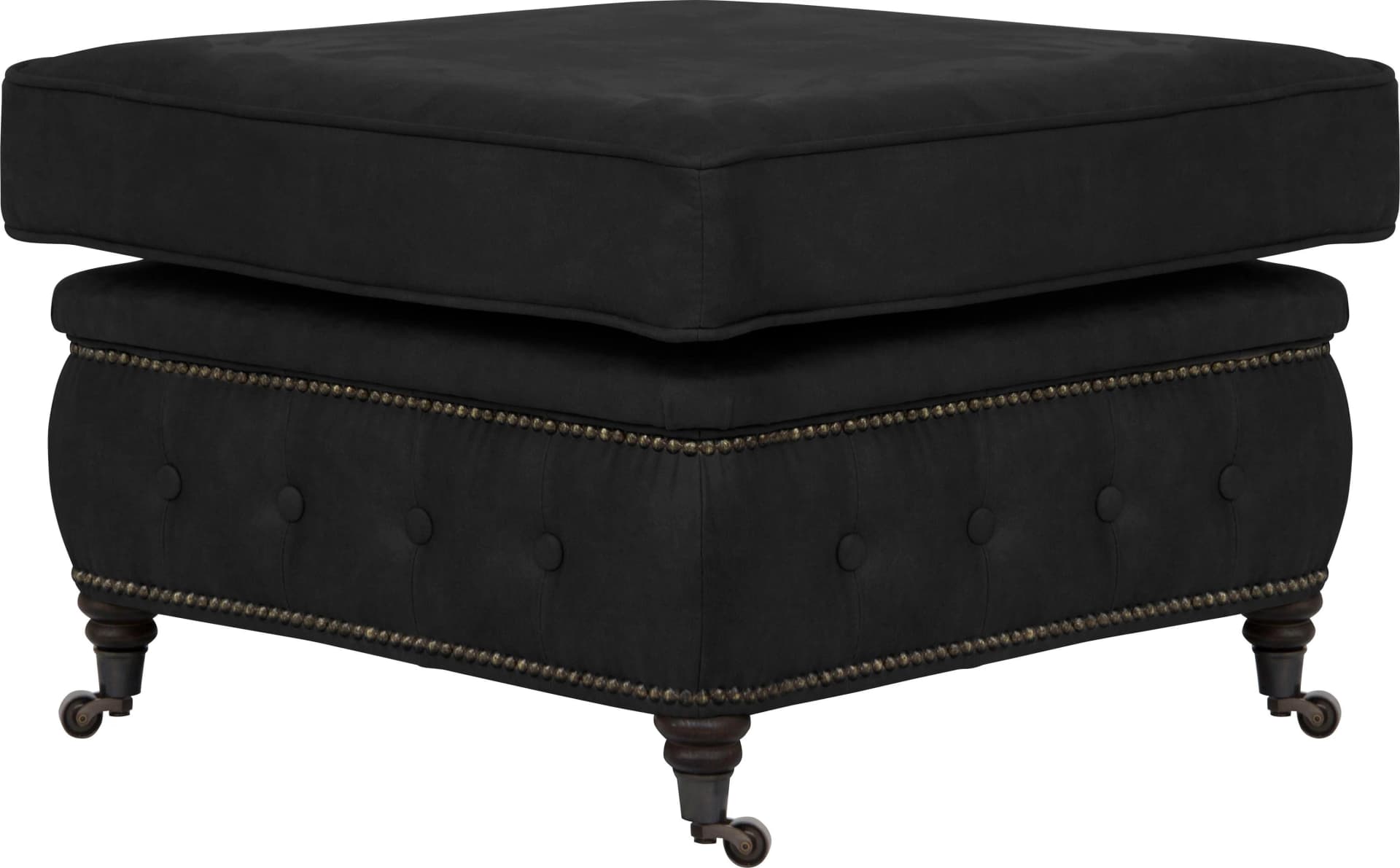 Home Affaire Polsterhocker Aarburg Anthrazit Polyester