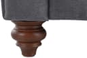 HOME AFFAIRE Chesterfield Ecksofa Anthrazit Leder Microfaser Bild 4