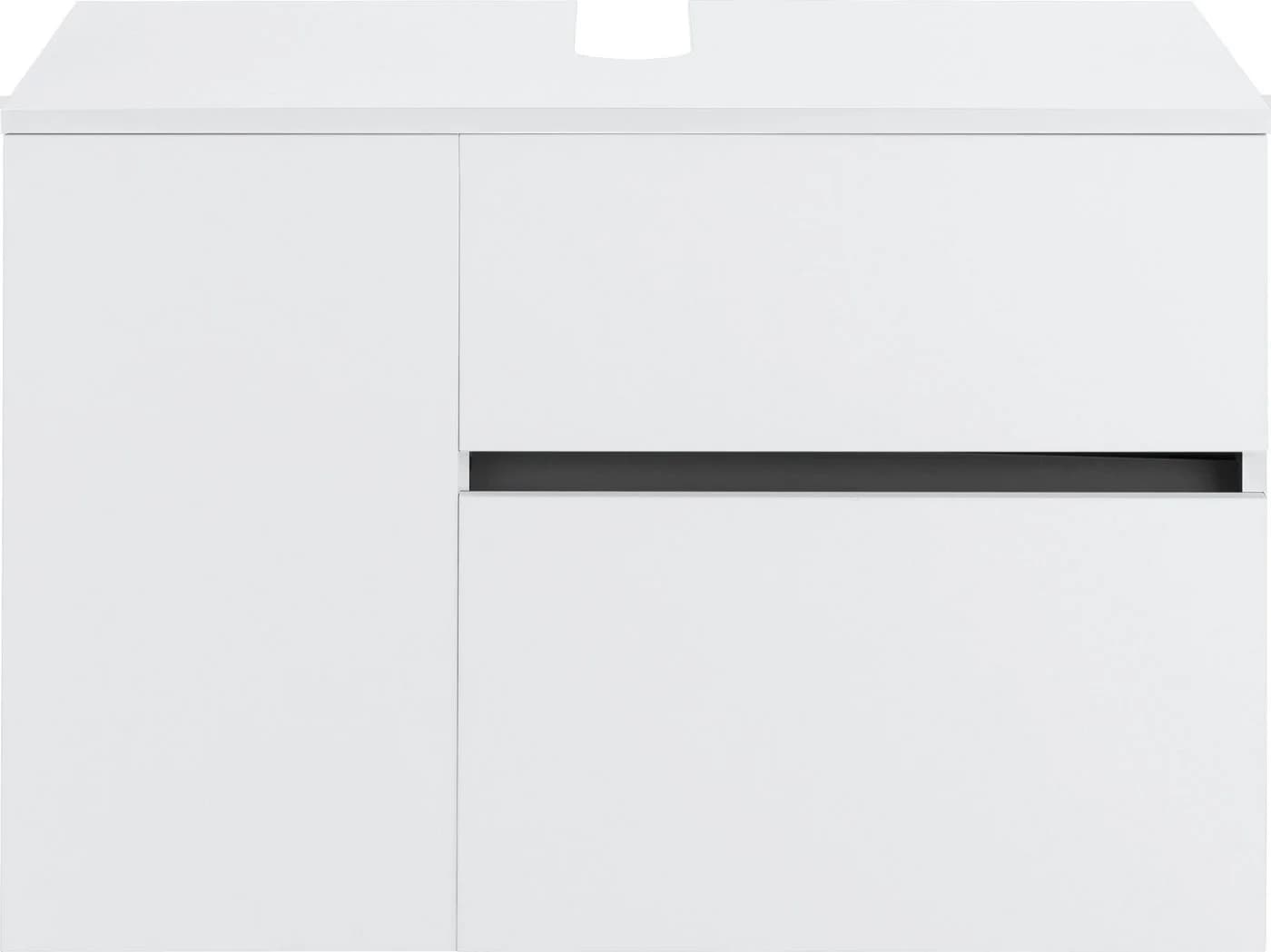 HOME AFFAIRE Wisla Waschbeckenunterschrank Weiß Push-to-open - Bild 2