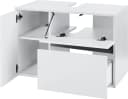HOME AFFAIRE Wisla Waschbeckenunterschrank Weiß Push-to-open Bild 3