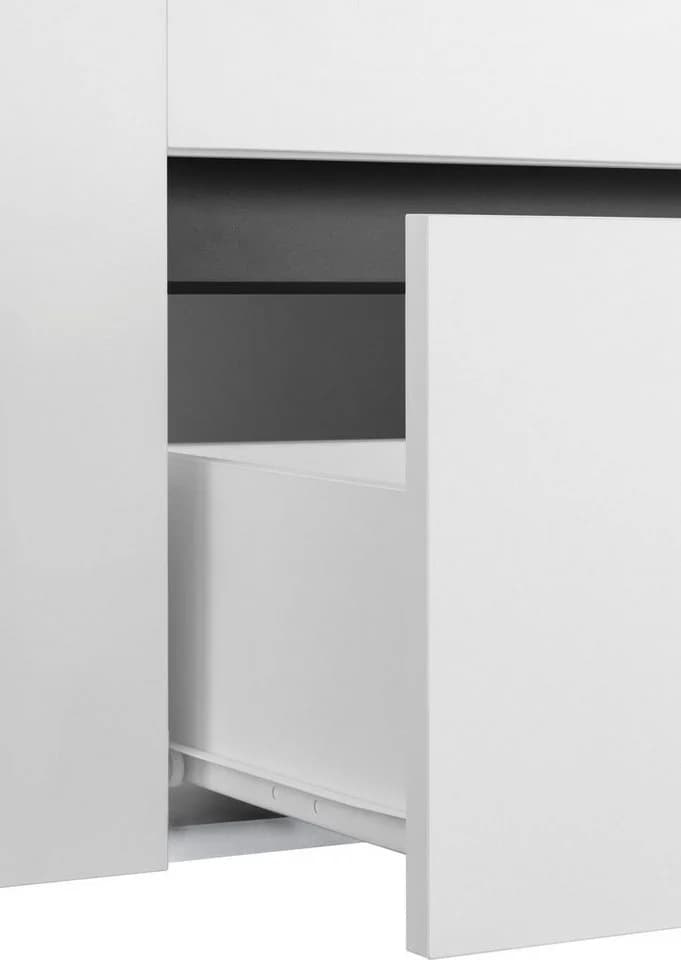 HOME AFFAIRE Wisla Waschbeckenunterschrank Weiß Push-to-open - Bild 4