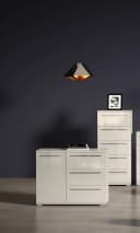 Kommode OTTO HOME Piano Hochglanz Beige 1 Tür 3 Schubladen Bild 2