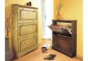 Schuhschrank OTTO HOME Rustic Beige Massivholz 3 Klappen Bild 4