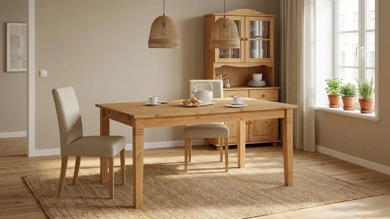 Esstisch OTTO HOME Danuta Kiefer geölt 140cm - Bild 2