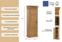 OTTO HOME Vinales Schuhschrank Beige Massivholz Landhausstil Bild 3