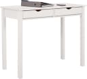 HOME AFFAIRE Schreibtisch Gava Weiß Massivholz Kiefer 2 Schubladen Bild 2