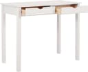 HOME AFFAIRE Schreibtisch Gava Weiß Massivholz Kiefer 2 Schubladen Bild 3