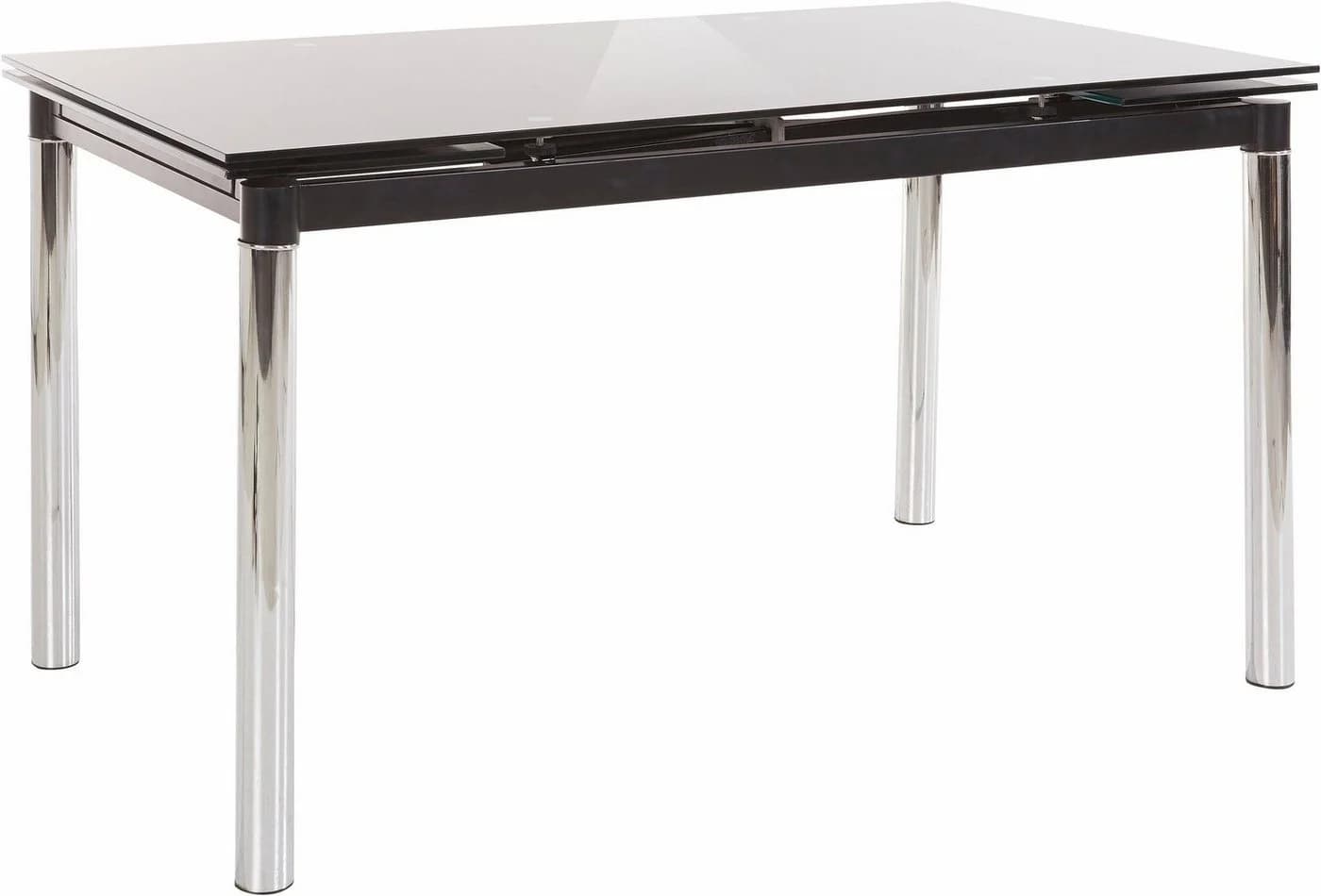 Esstisch OTTO HOME Schwarz Silber Glas Metall - Bild 2