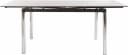 Esstisch OTTO HOME Schwarz Silber Glas Metall Bild 3