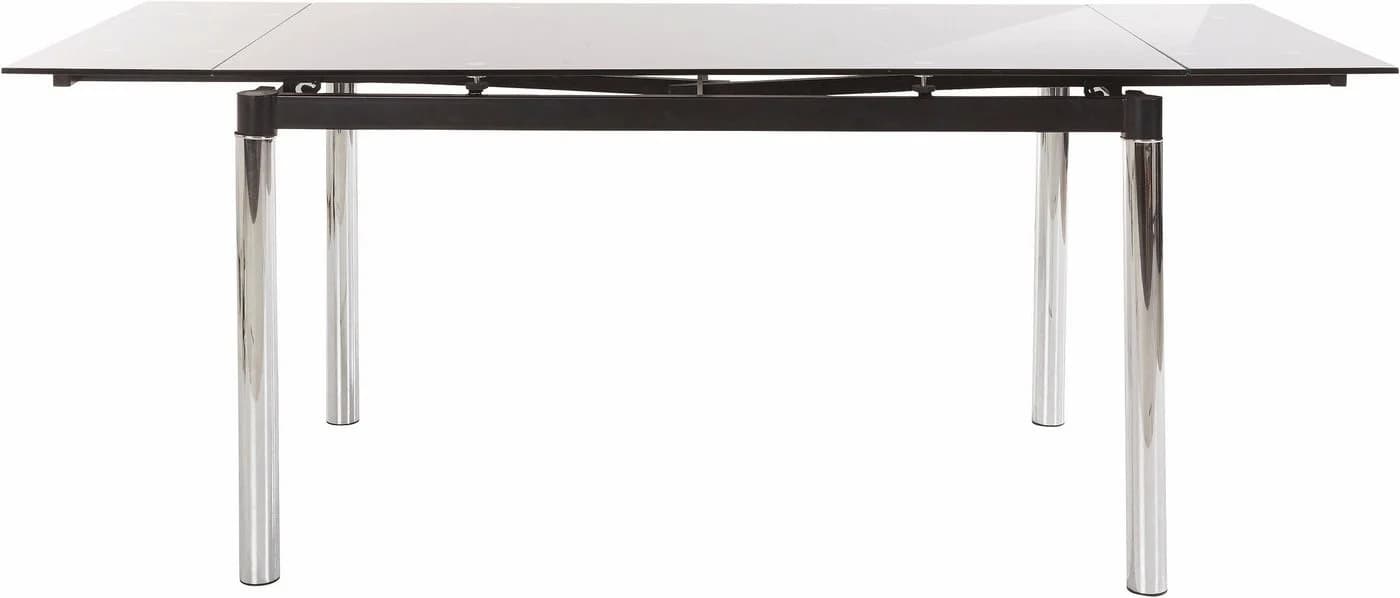 Esstisch OTTO HOME Schwarz Silber Glas Metall - Bild 3