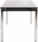 Esstisch OTTO HOME Schwarz Silber Glas Metall Bild 4