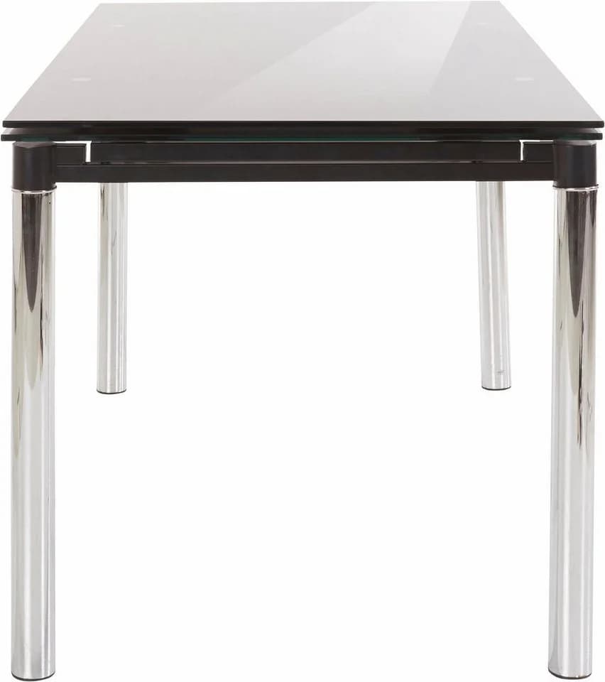 Esstisch OTTO HOME Schwarz Silber Glas Metall - Bild 4