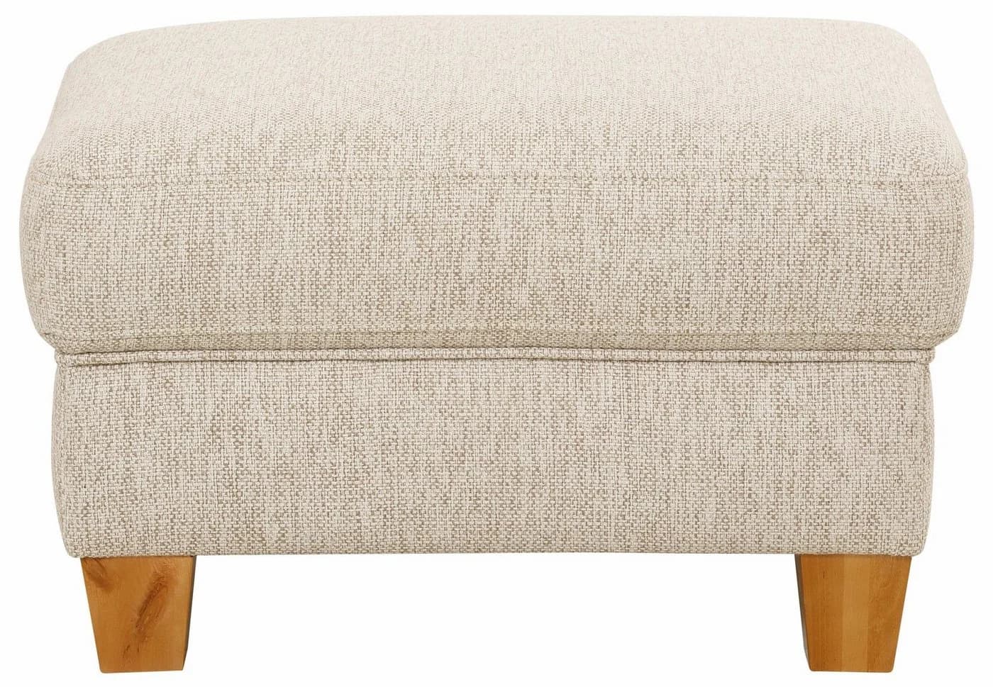 HOME AFFAIRE Hocker Borkum Beige Polyester Landhaus-Stil - Bild 4