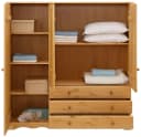 HOME AFFAIRE Wäscheschrank Minik Massivholz Beige Bild 3