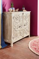 Kommode OTTO HOME Beige Mangoholz 2 Türen Montiert Bild 2