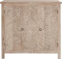 Kommode OTTO HOME Beige Mangoholz 2 Türen Montiert Bild 3