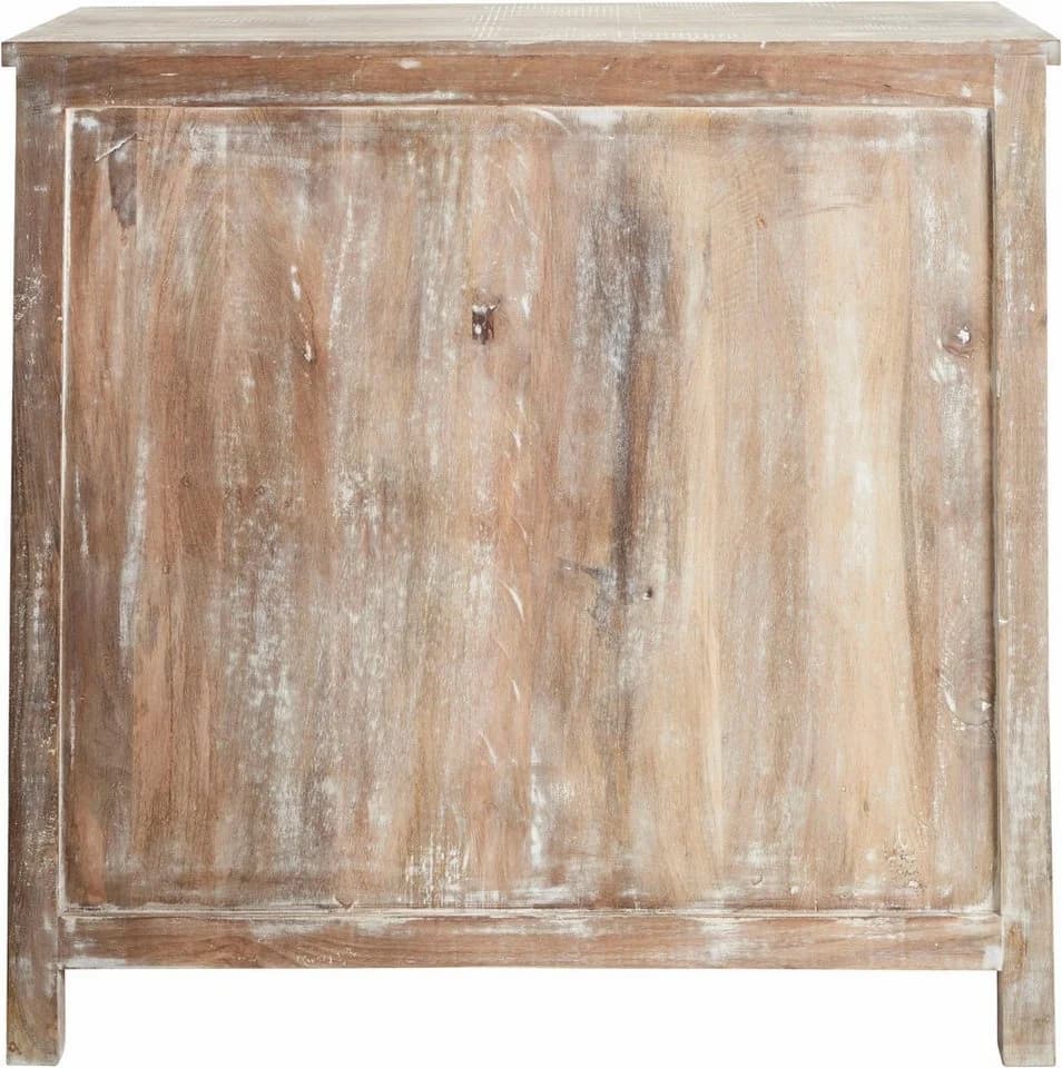 Kommode OTTO HOME Beige Mangoholz 2 Türen Montiert - Bild 5
