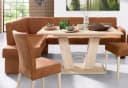 HOME AFFAIRE Eckbank Umag Cognac Luxus-Microfaser Bild 2