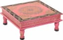 Home Affaire Beistelltisch Bajo Handbemalt Bunt Pink Bild 3