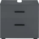 INOSIGN Skara Waschbeckenunterschrank Anthrazit mit Schublade Bild 1