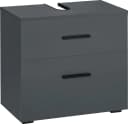 INOSIGN Skara Waschbeckenunterschrank Anthrazit mit Schublade Bild 2