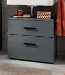 INOSIGN Skara Waschbeckenunterschrank Anthrazit mit Schublade Bild 4