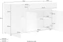 HOME AFFAIRE Sideboard MISTER Weiß Hochglanz Bild 5