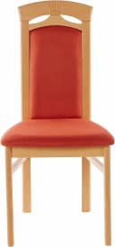 Home affaire Esszimmerstuhl Anthony 2er Set Buche Braun Microfaser Bild 3