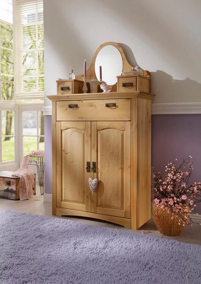 OTTO HOME Konrad Kombikommode Beige FSC Kiefer Landhaus