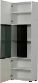 Vitrine INOSIGN Trentino Weiß Hochglanz Schwarz Soft-Close Bild 4