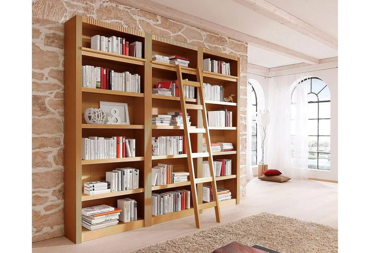 OTTO HOME Anbauregal Bergen Massivholz Kiefer Beige