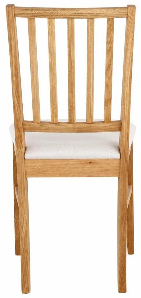 HOME AFFAIRE Esszimmerstuhl Ruanda Beige Eiche Massivholz - Bild 4