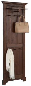 OTTO HOME Rustic Garderobenpaneel Wandbraun Massivholz Bild 4