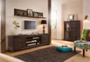 OTTO HOME Highboard Rauna Dunkelbraun Massivholz Kiefer Bild 1