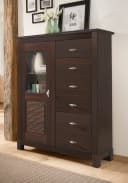 OTTO HOME Highboard Rauna Dunkelbraun Massivholz Kiefer Bild 4