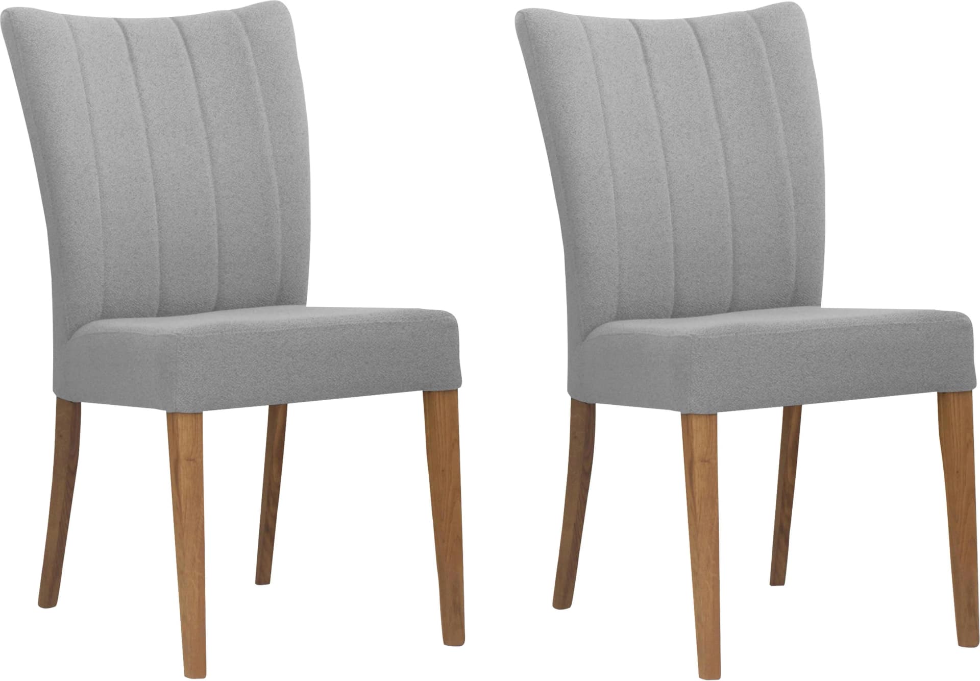 Stuhl aus Polyester und massiver Eiche