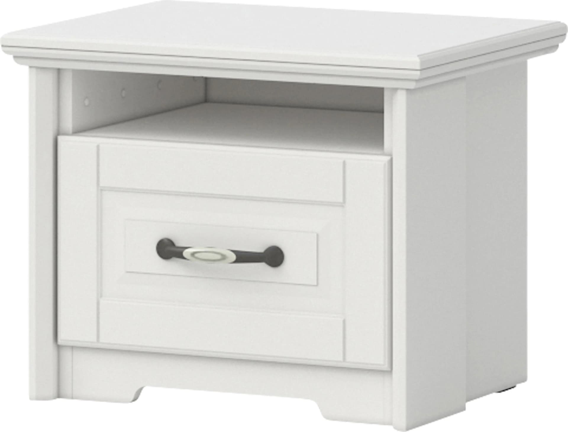 OTTO HOME Nachtkommode Evergreen Weiß Landhausstil Soft-Close